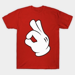 Ok Cartoon Emoji Hands T-Shirt